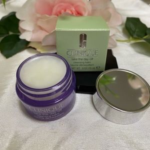 - Clinique Take The Day Off Cleansing Balm Makeup Remover Travel Size .5 oz